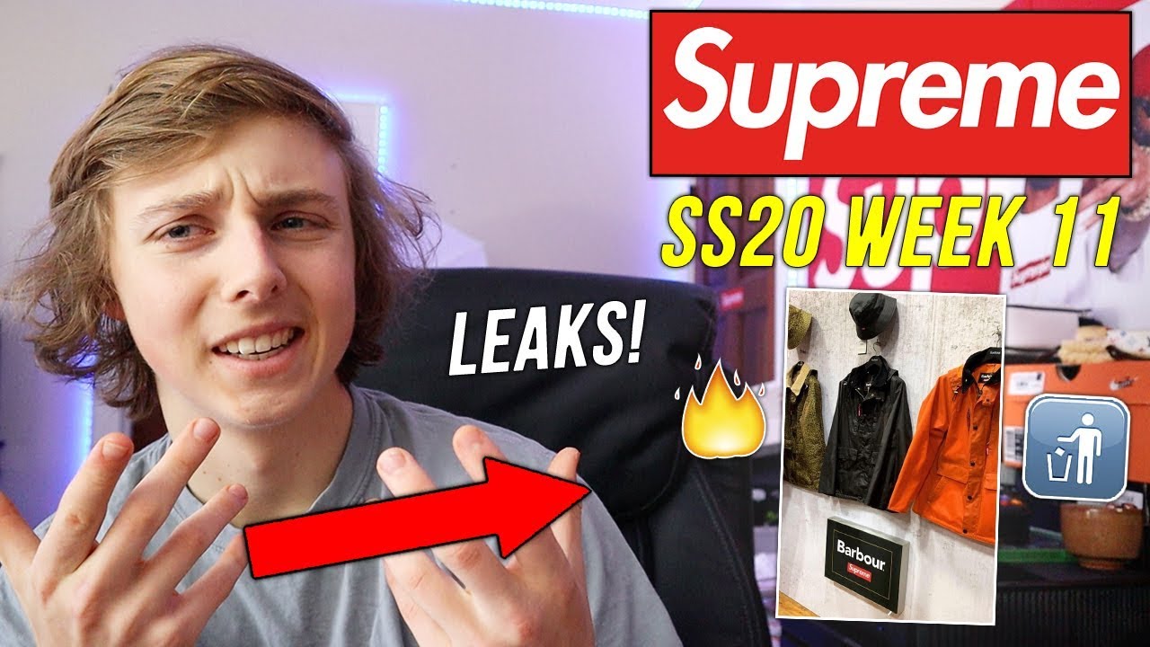 SUPREME SS20 WEEK 11 CONFIRMED COLLAB LEAK! (Supreme x Barbour)
