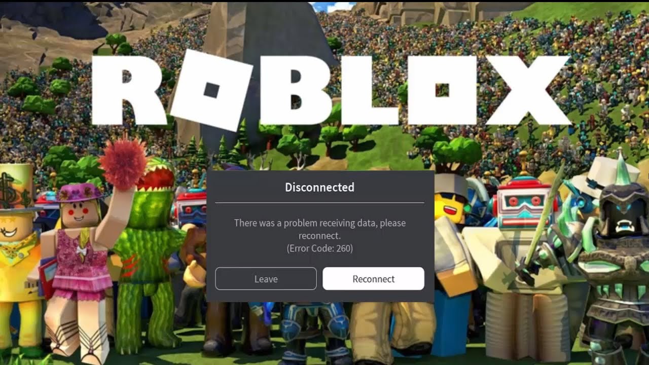 roblox error code 260 help