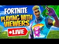 *LIVE* FORTNITEMARES UPDATE! PLAYING WITH VIEWERS!