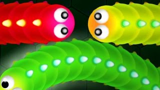 Wormax.io Monster Giant Worm Invasion Best Wormaxio Gameplay! (Game Like Slither.io)