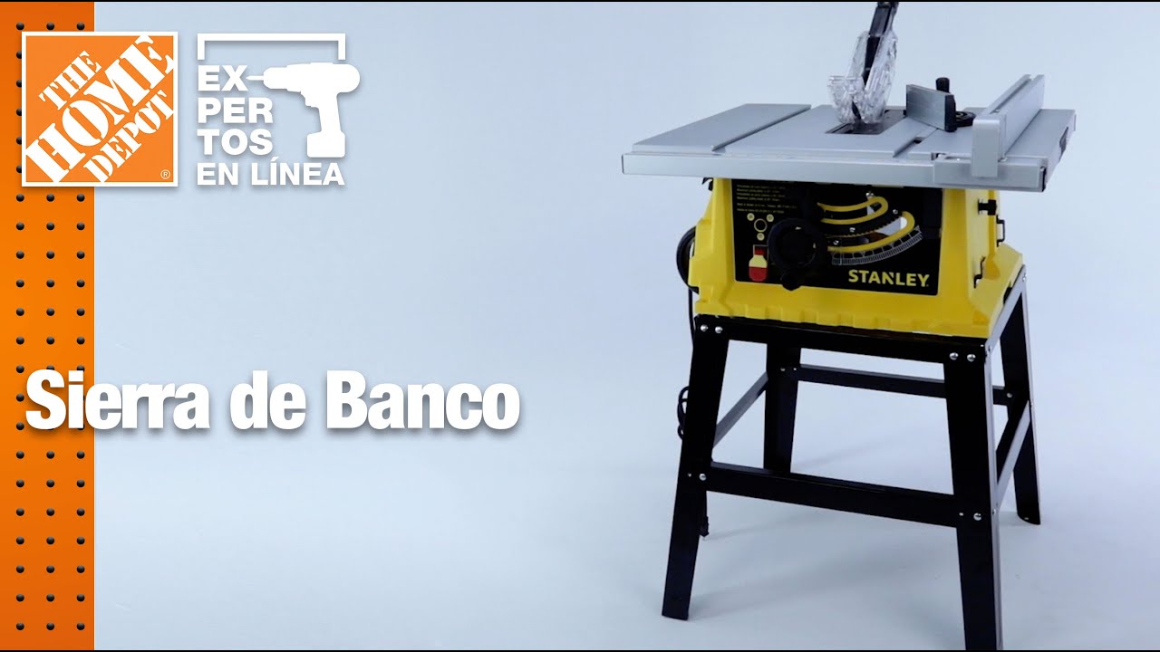Sierra de Banco | Herramientas | The Home Depot Expertos - YouTube