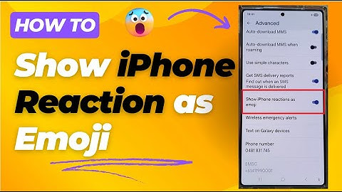 Galaxy S25/S25+/Ultra: How to Enable/Disable Show iPhone Reaction as Emoji
