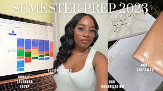 GRAD SCHOOL VLOG: HOW I PREP FOR THE SEMESTER FALL 2023 | Organization, Schedule, Digital Planning