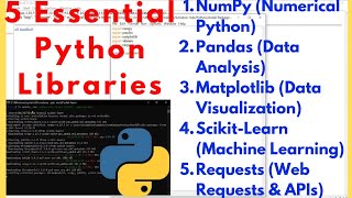 How to Download and Install Python Libraries | Python Libraries