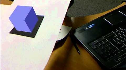 ARToolKit - Simple Test (Hiro)