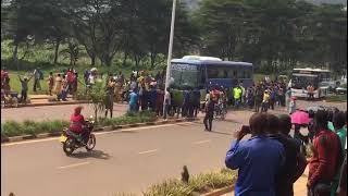 Excitement In Uganda As First Bus From Kigali Arrives At Gatuna Border