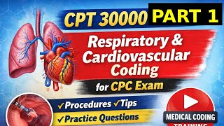 8TH CLASS CPT 30KPART 1 RESPIRATORY system #medicalcoding #CPCExamPrep #cpctraining #telugucoders