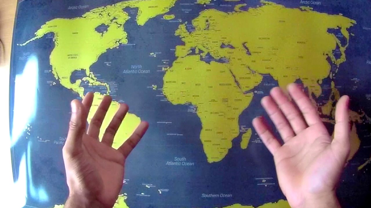 Scratchable World Map with Flags by Enno Vatti YouTube