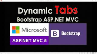 How to Display Dynamic Tabs in ASP.NET MVC | C# | Bootstrap