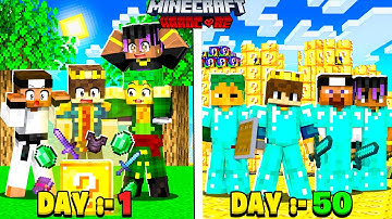 100 Days But Ores Are LUCKY BLOCK in Hardcore Minecraft 😰