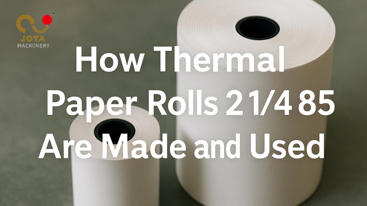 How Thermal Paper Rolls 2 1/4 x 85 Are Made and Used | POS & Credit Card Machines