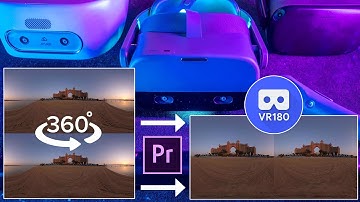 Convert 3D 360 Video To 180 - Premiere, VR180 Creator &  Oculus Media Studio Tutorial