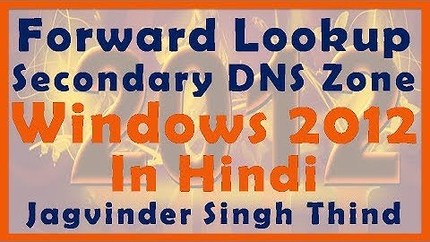 ✅  How to configure Secondary DNS Server in Windows Server 2012 in Hindi | Domain Name System Hindi