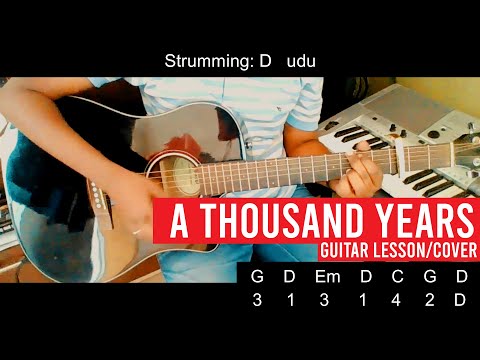 Christina Perri-A Thousand Years (Cover)| Guitar Lesson | Acoustic | Chords | Tutorial | How to Play
