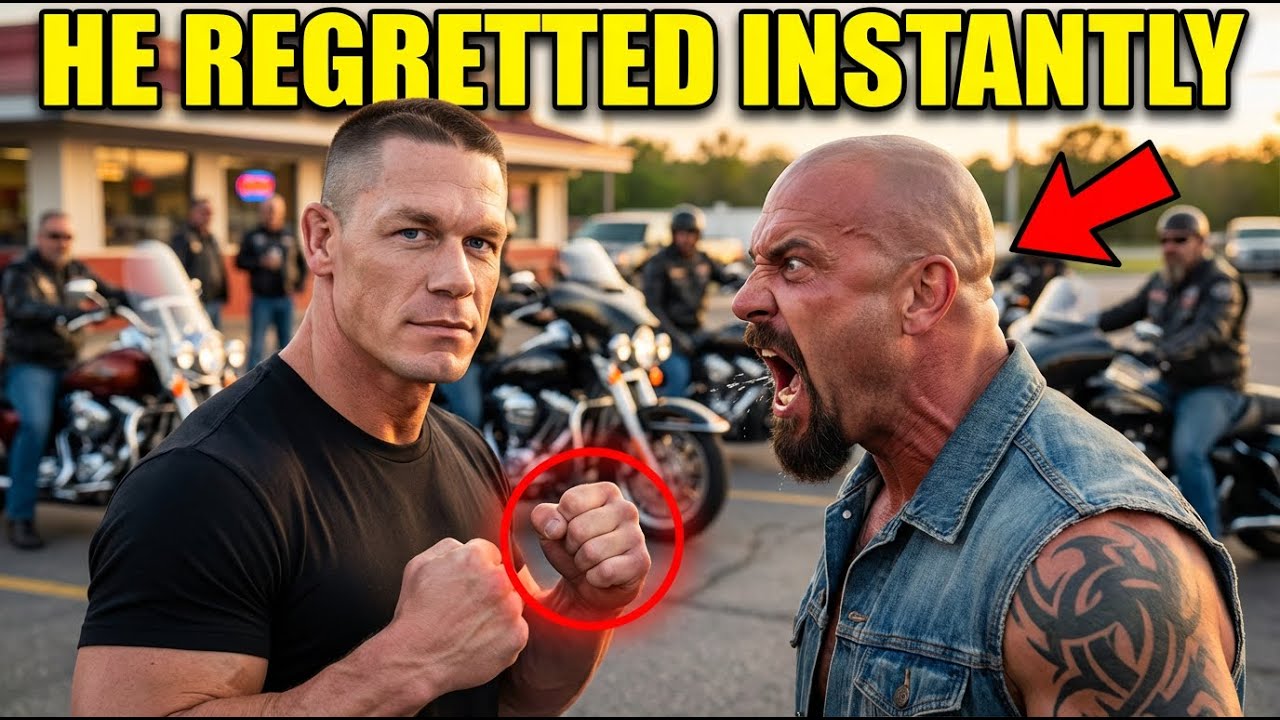 Bikers Threaten John Cena, Unaware He's a WWE Legend with Real Fighting Skills