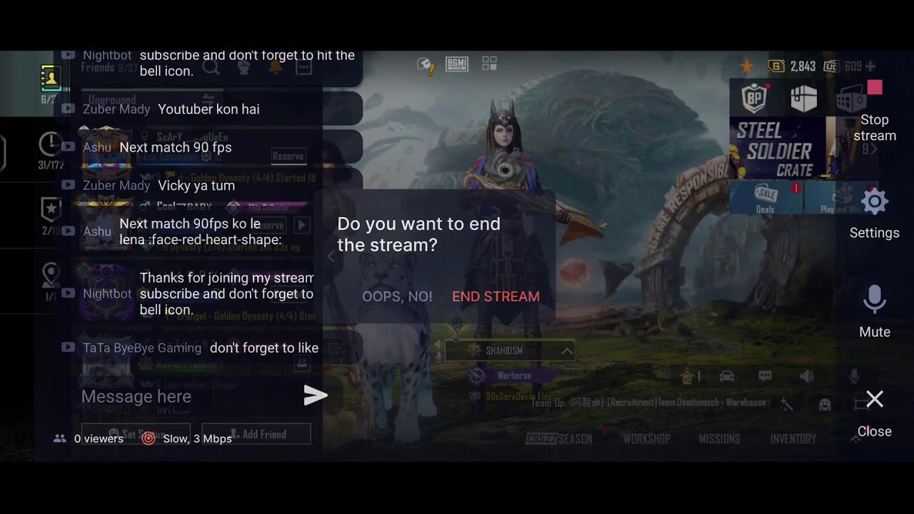 Monday ko Chicken milega kya🤔| TaTa ByeBye Gaming | Rush gameplay