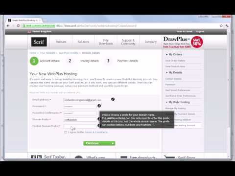 Serif WebPlus X6 Tutorial - Web Hosting