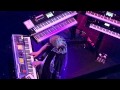 Fantastic view of Rick Wakeman playing Awaken with Yes featuring Anderson, Rabin, Wakeman