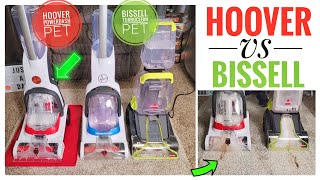 Hoover PowerDash Pet vs Bissell Turbo Clean Power Brush Carpet Cleaner Comparison