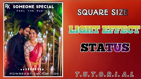 How To Add Light Effect In Avee player Template | New Avee player editing | Status Kaise Banaye. ❤️