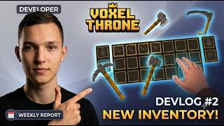 I Built a Full Inventory System for My Voxel Game — Devlog #2
