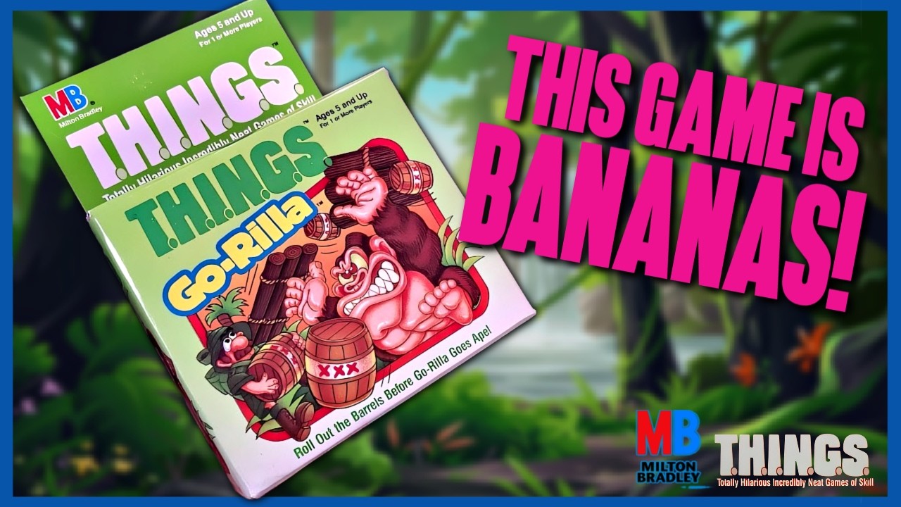 Milton Bradley T.H.I.N.G.S. Go-Rilla 1986 Portable Game | @TheReviewSpot