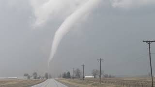 Tornado in Iowa! Video of photogenic tornado near Pleasantville, IA