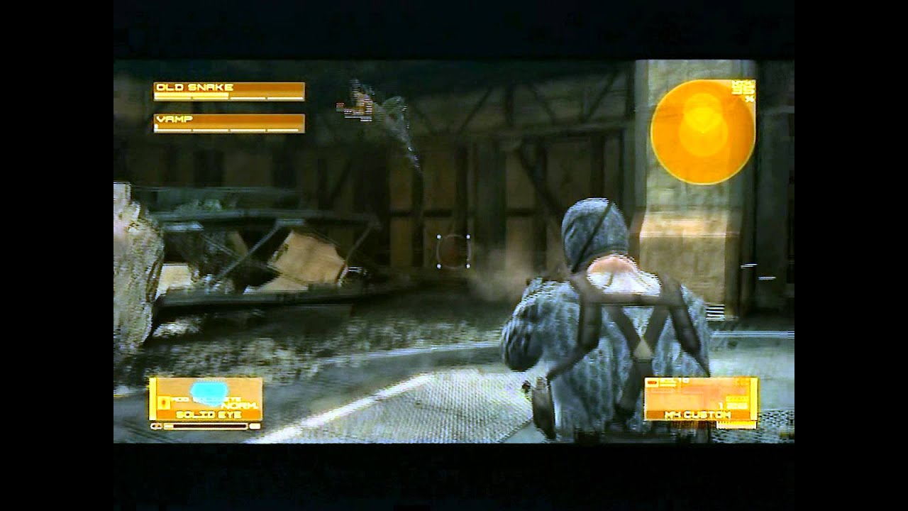 Metal gear solid 4 - Snake vs Vamp - YouTube