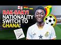 CONFIRMED 🔥 GFA  CONFIRMS BLACK STARS 🇧🇴NATIONALITY SWITCH RUMOURS OF WINGER JESURAN RAK-SAKYI