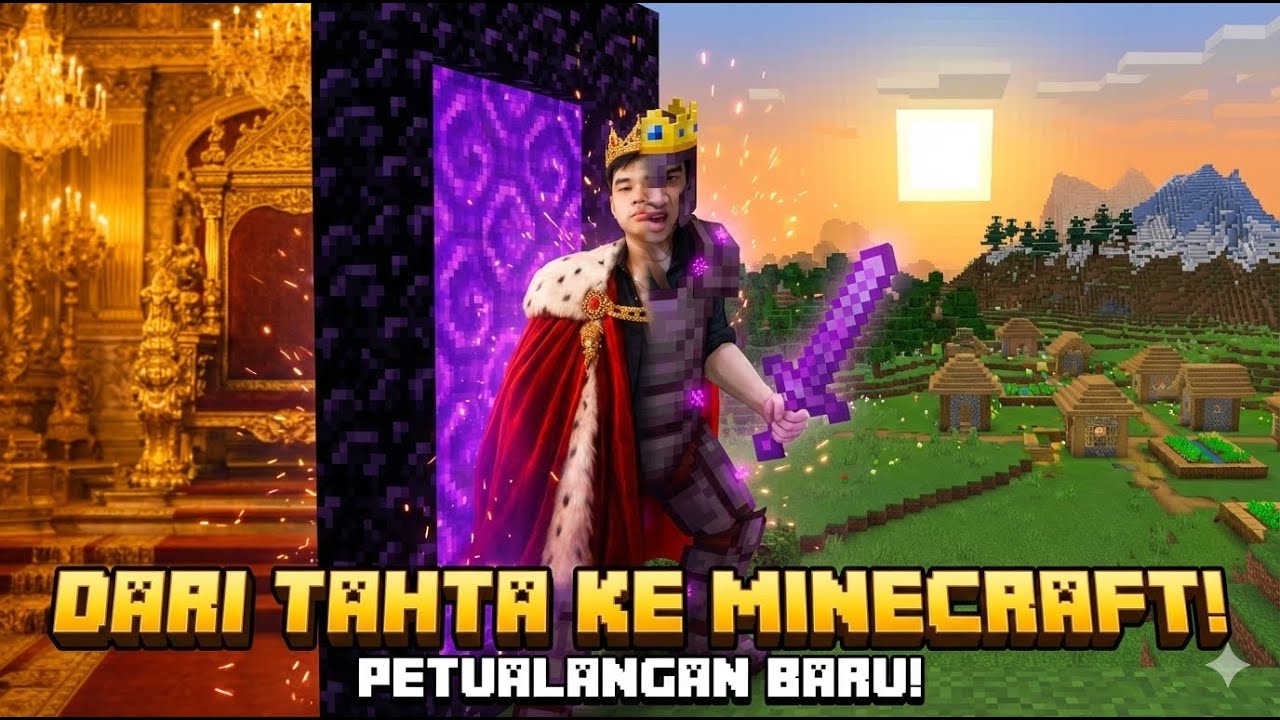 SEORANG RAJA KE MINECRAFT PART 1 - YouTube