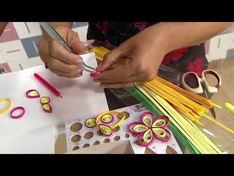 Vídeo: Como Fazer Um Vaso Usando A Técnica Quilling