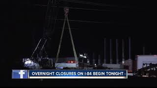 I-84 overnight closures