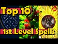Top 10 1st Level Spells in DnD 5E