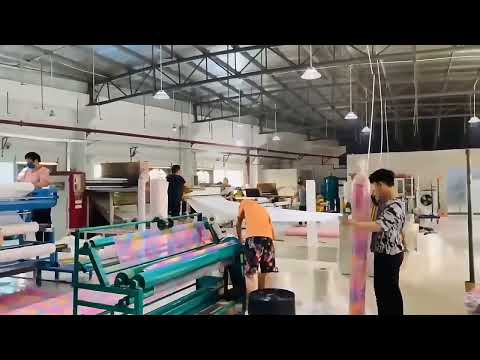 Preview of YAQIXIN fabric production in Guangzhou