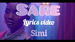 SIMI - Sare lyrics video.