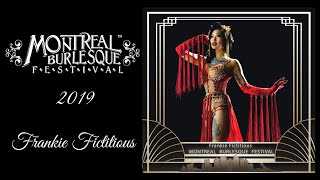 Frankie Fictitious - Montreal burlesque Festival 2020