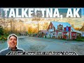 Explore Talkeetna Alaska Treadmill Walking Tour - 4k City Walks