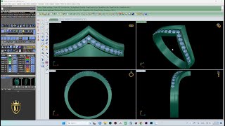 41Học Thiết Kế 3D Trang Sức Vẽ Nhẫn Nữ Cơ Bản - Nam 3D