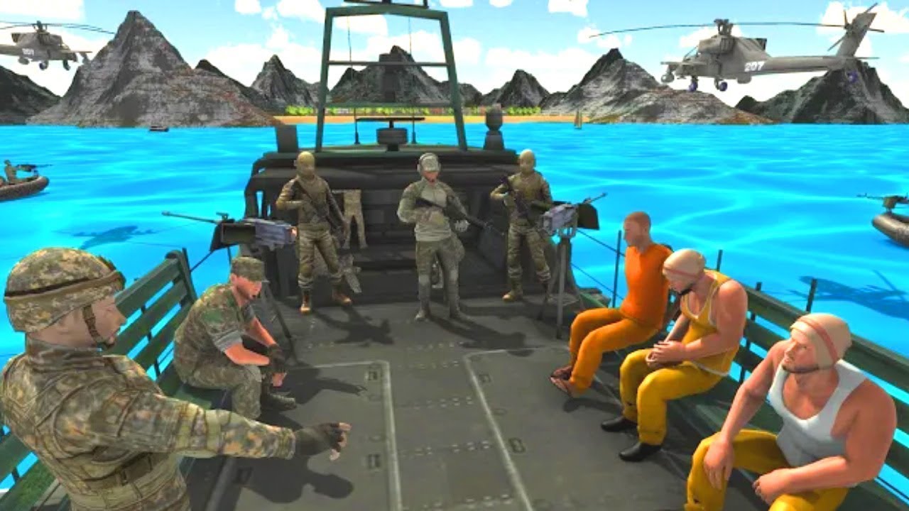 US Army Prisoner Transport Ship Transporter Android Game