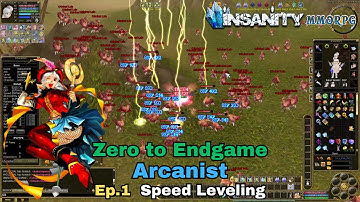 Insanity FlyFF - Arcanist  ZTE - Ep.1 - Speed Leveling
