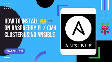 How to install k3s on Raspberry Pi CM4 cluster using Ansible