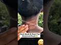 Remove tan & dirt from neck & feet ✨ Soft, clean & naturally glowing skin 🤍🌿 #ytshorts