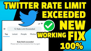 Rate Limit Exceeded Twitter? NEW FIX 100% Working ✅ Twitter Rate Limit Exceeded 👍 No Limit?