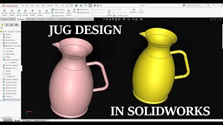 Jug Design in Solidworks. #SolidworksTutorials