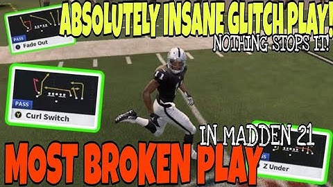 INSANELY BROKEN GLITCH PLAY! 3 Pass Plays That LITERALLY BREAK MADDEN NFL 21😳! Offense Tips & Tricks