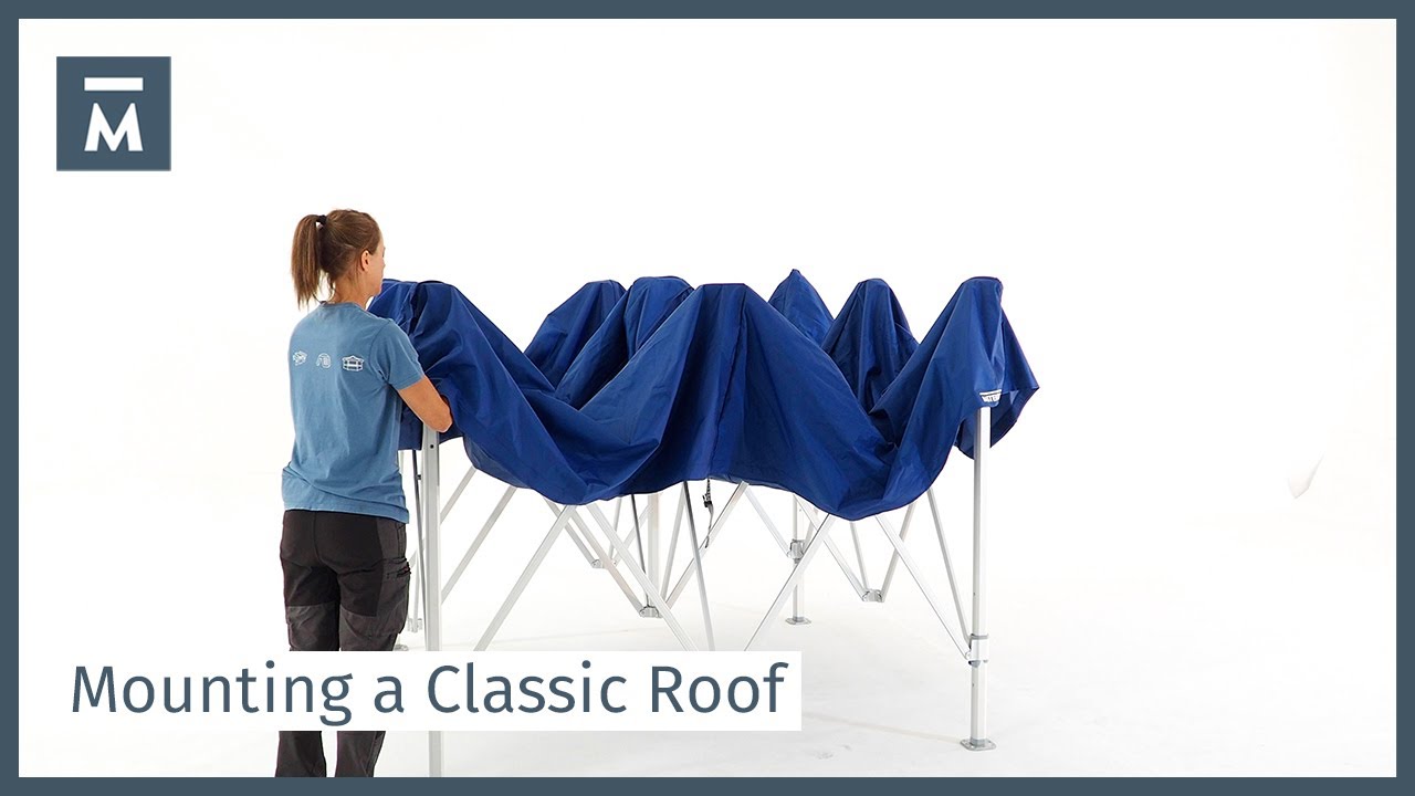 How to Mount a Folding Gazebo Roof - Instructions | Mastertent®