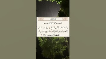 سورة النصر  #quraan #quran #استغفر_الله #قرآن #قران_كريم #سورة_النصر #اكسبلور #اجر_لي_ولك #اجر