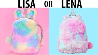 LISA OR LENA 💖 #26 ~ Back To School - School Supplies🎒 📏 📙