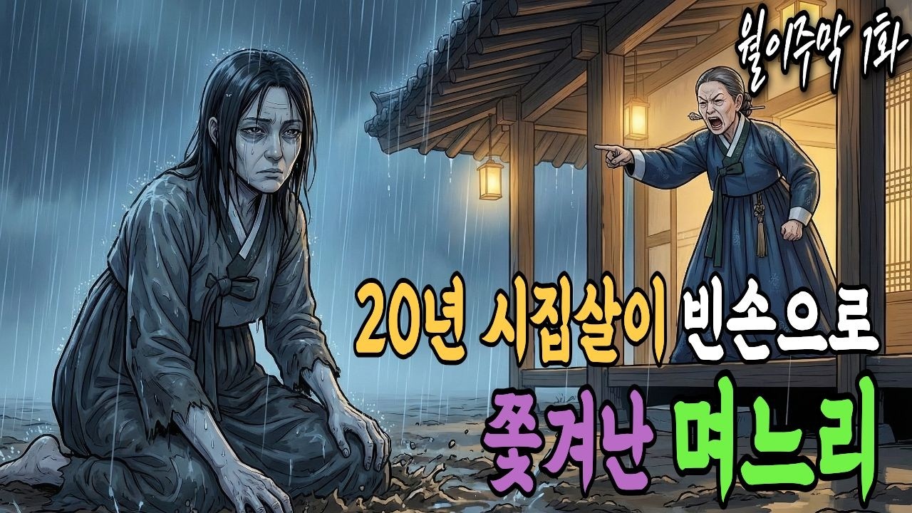 [월이주막1화] 쫓겨난 과부 며느리를 관아에 고발한 시동생, 도리어 곤장 맞고 전 재산 날려버린 소름 돋는 반전