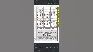 🔴#Shorts How to Solve Deccan Herald Diagonal Sudoku 2344 | Solution | 06.01.2022